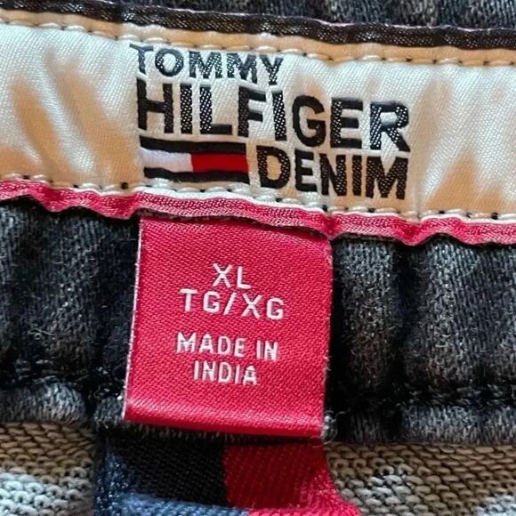Tommy Hilfiger Black Pull On Drawstring Closure Cotton High Rise Denim Skinny Lo - Picture 8 of 12